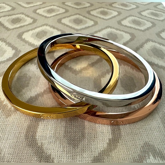 Coach tri-colored Bangle Bracelets - Picture 1 of 5